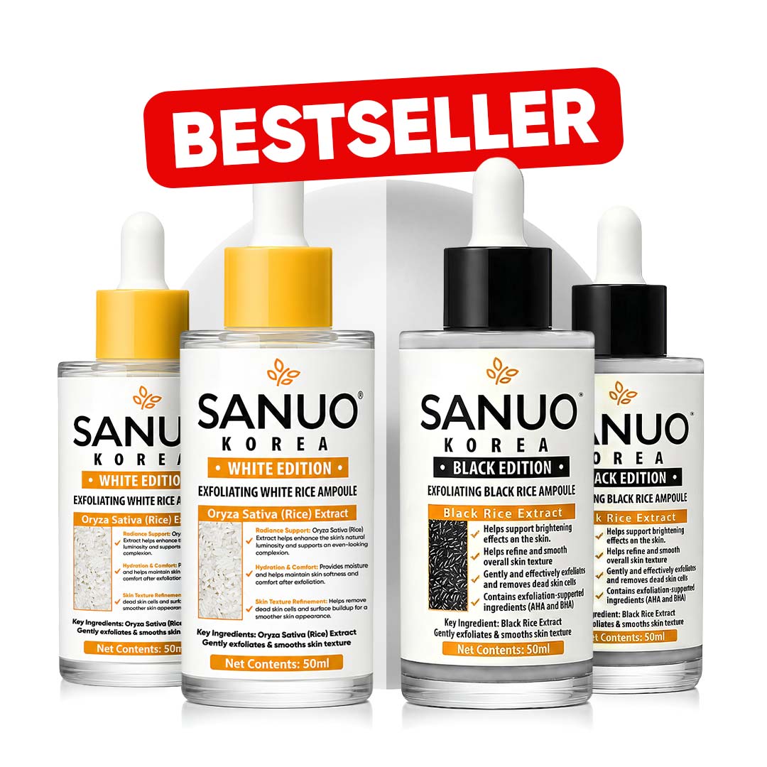 SANUO® Black & White Rice 4-Ampoule Bundle