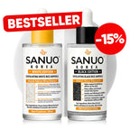 SANUO Black & White Rice Ampoule Duo | Korean Exfoliating Set