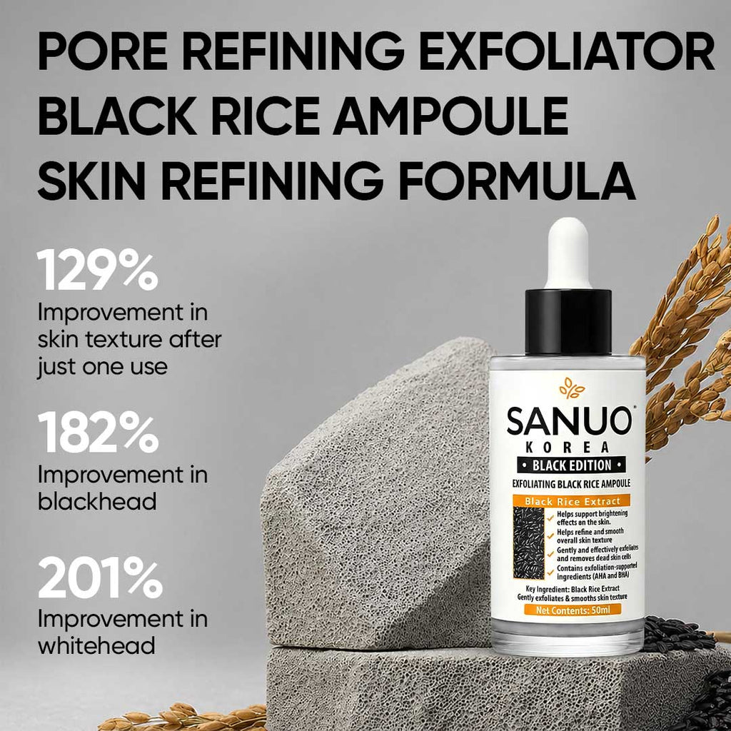 SANUO® Black Rice Еxfoliating Ampoule
