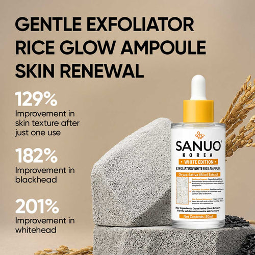 SANUO® White Rice Еxfoliating Ampoule
